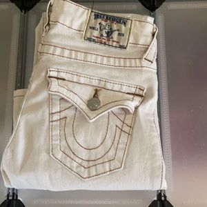 True religion white jeans